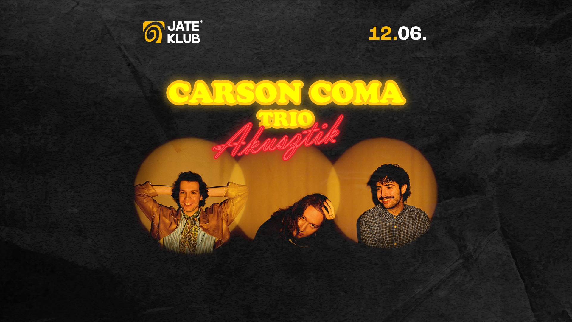 Carson Coma Trio Akusztik Koncert