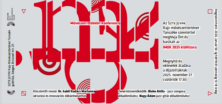 Művészeti Diákköri Konferencia intézményi fordulójának kiállítása