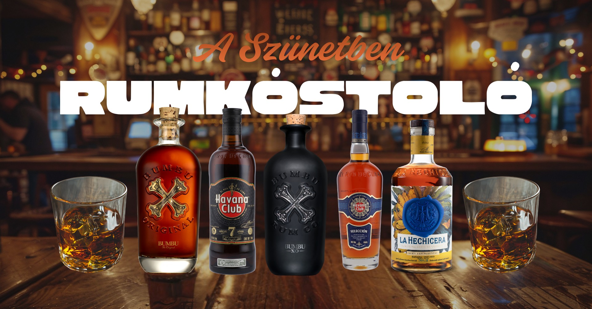 Különleges rumkóstoló a Szünetben – édestől a szárazig