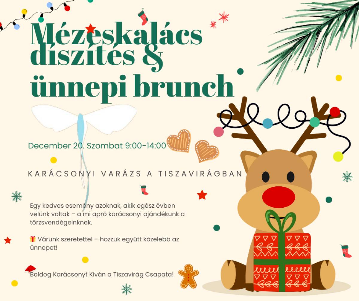 Mézeskalács díszítés és ünnepi brunch