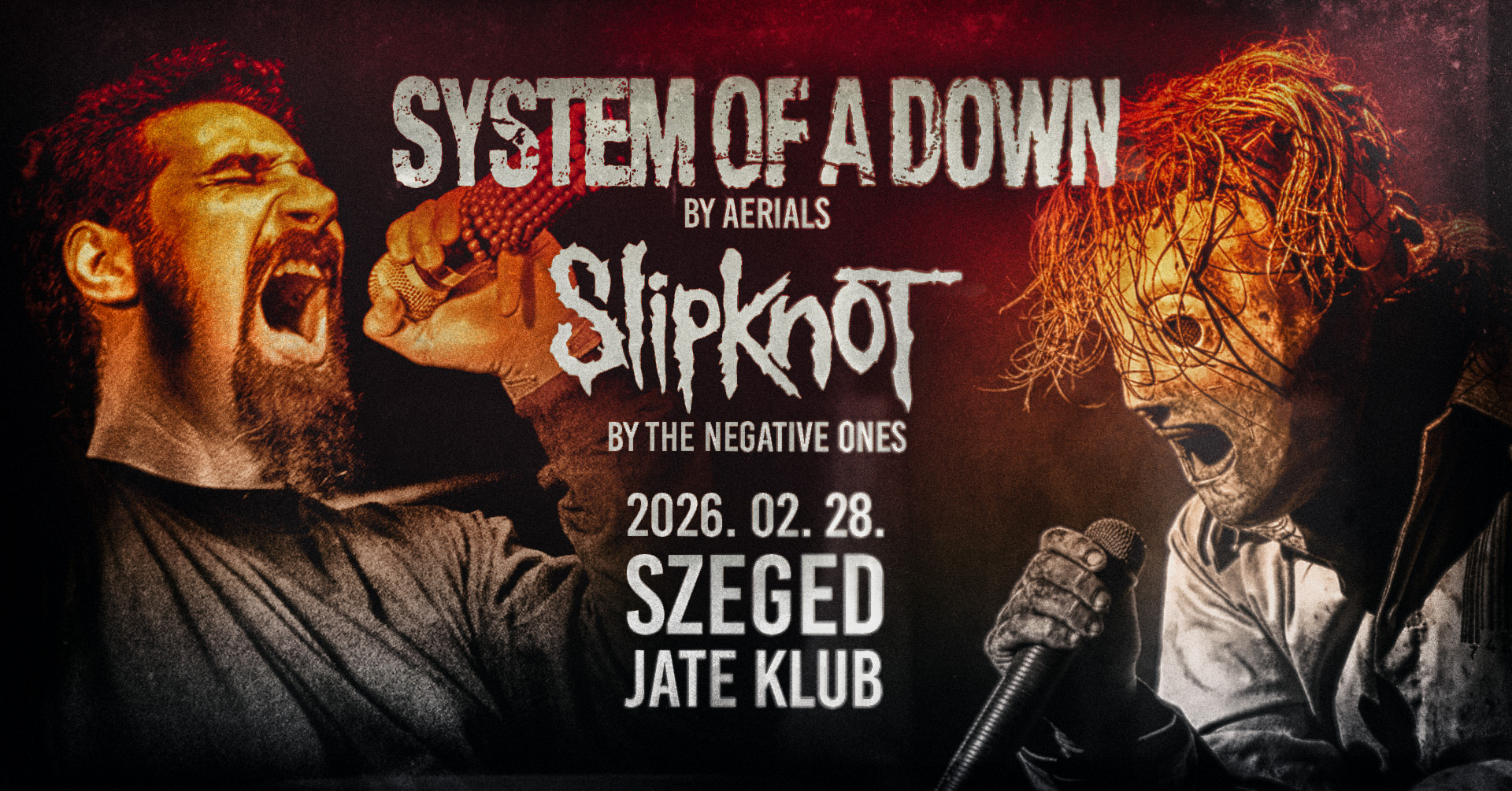 System of a Down by Aerials, Slipknot by The Negative Ones