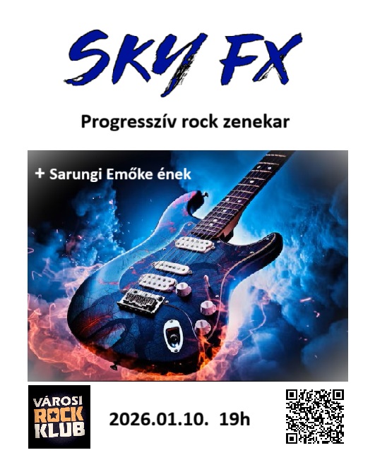 Sky FX és Sarungi Emőke a Városi Rock Klubban