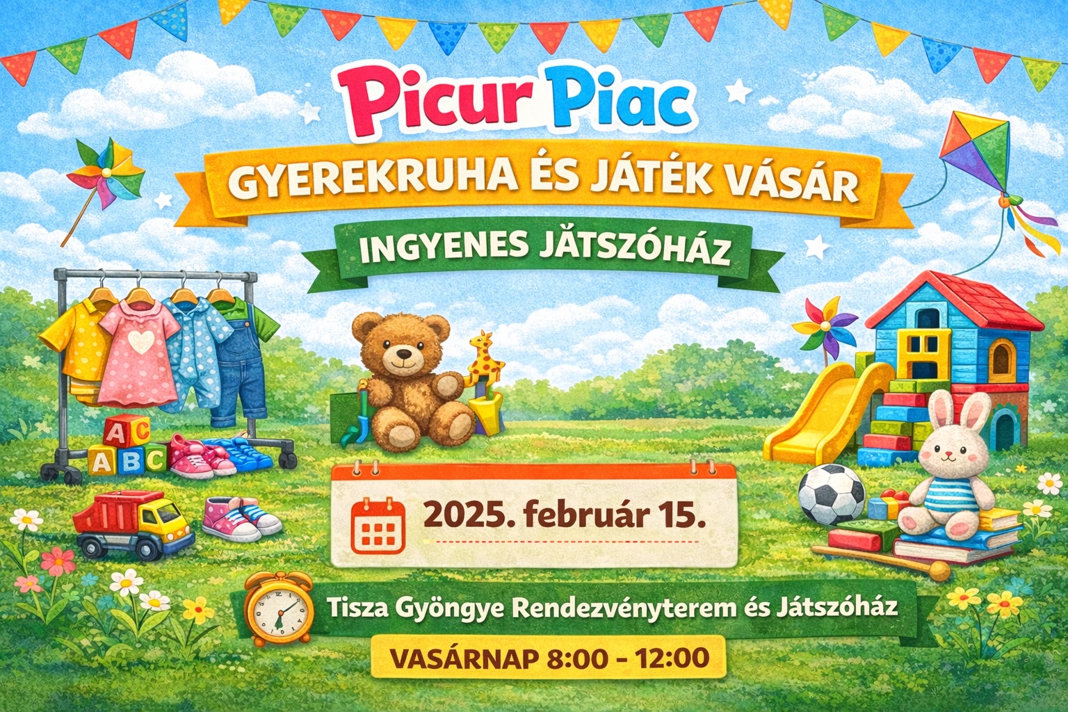 Picur Piac – Gyerekruha és játékok vására