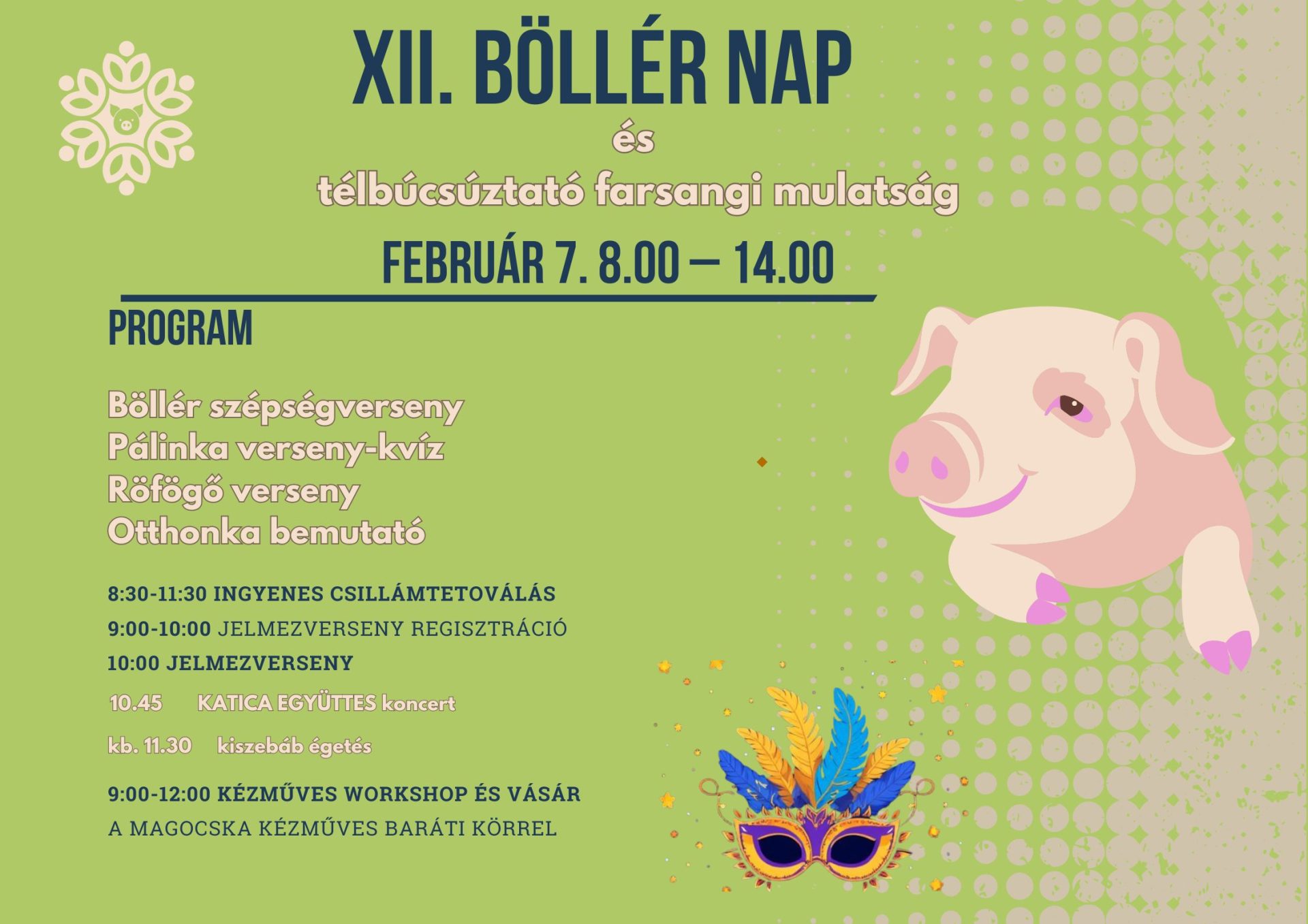 XII. BÖLLÉR NAP ÉS TÉLBÚCSÚZTATÓ FARSANGI MULATSÁG