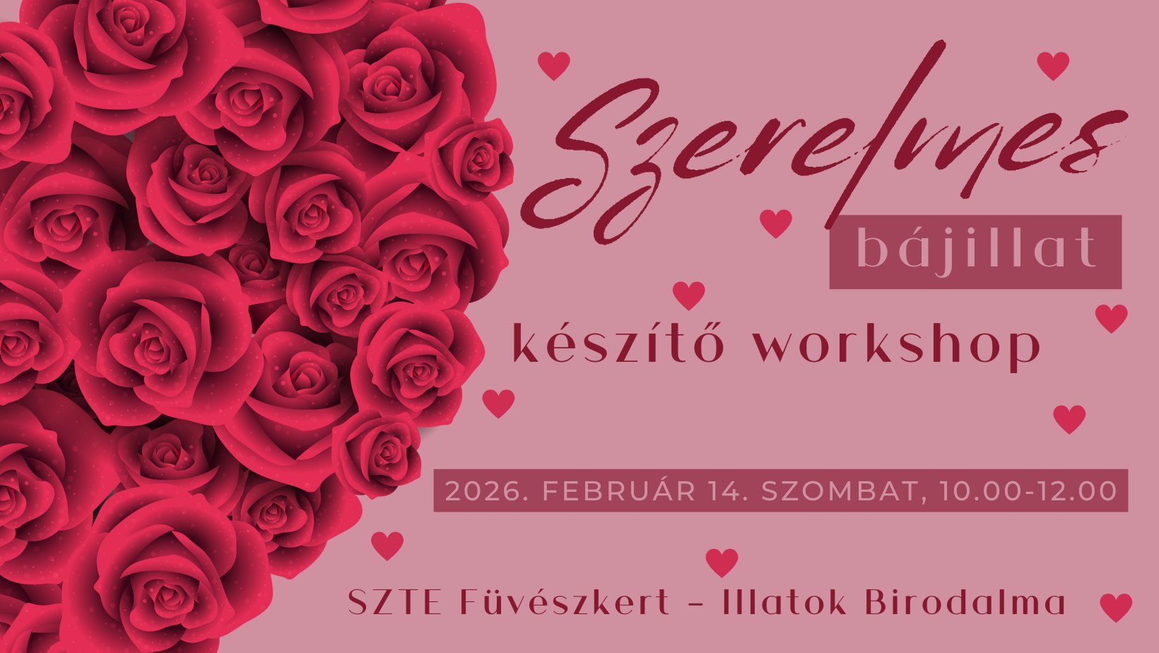 Szerelmi bájillat készítő workshop