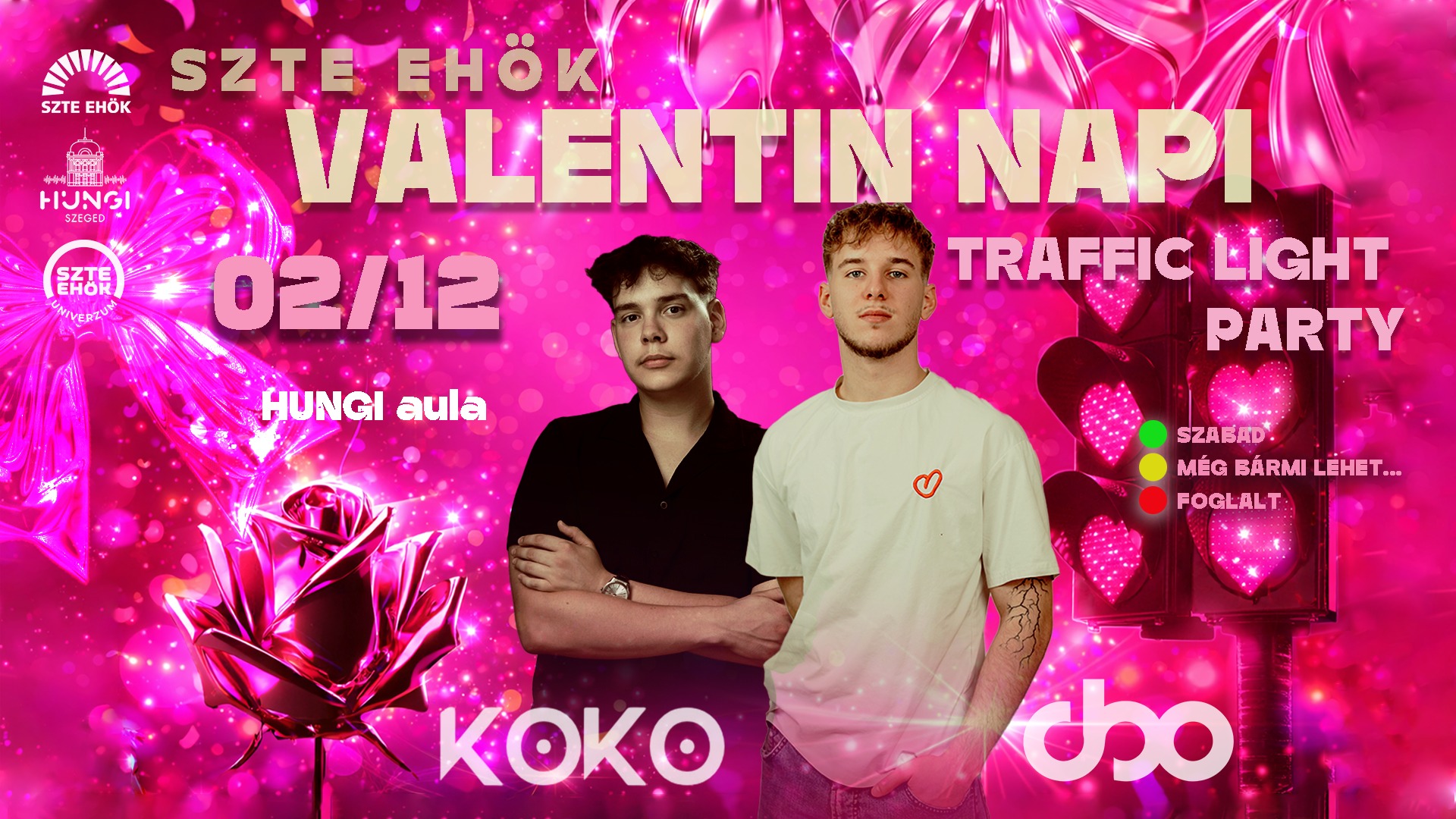 Valentine’s Day Traffic Light Party