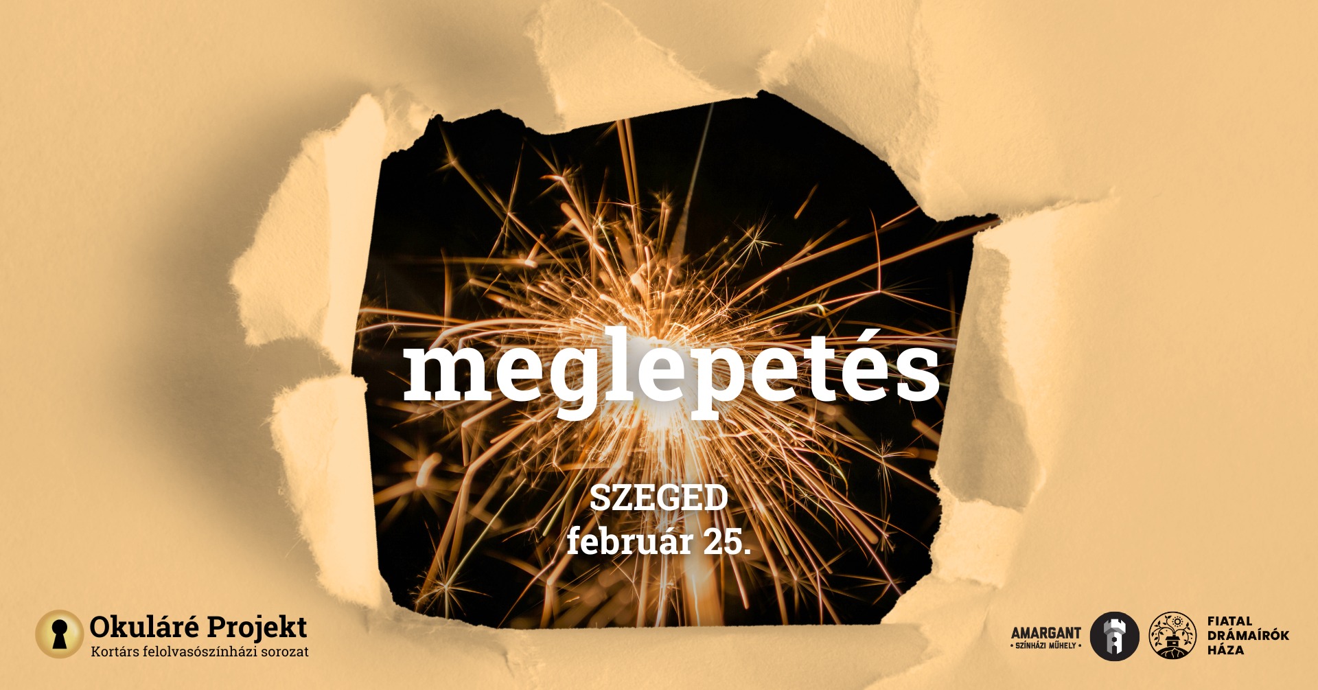 Meglepetes – Felolvasószínházi est – Okuláré Projekt | Szegedi Egyetemi Színház