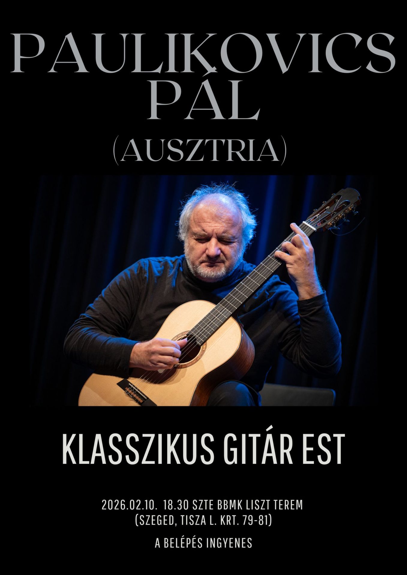 Klasszikus gitár est