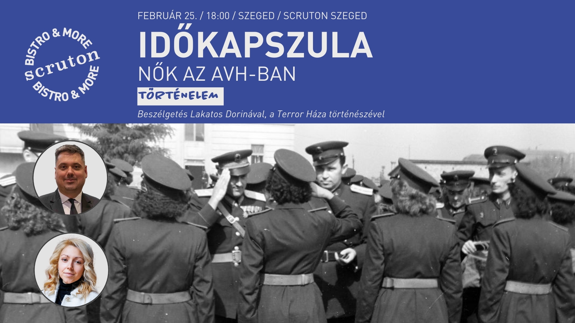 Időkapszula: Nők az ÁVH-ban – előadás