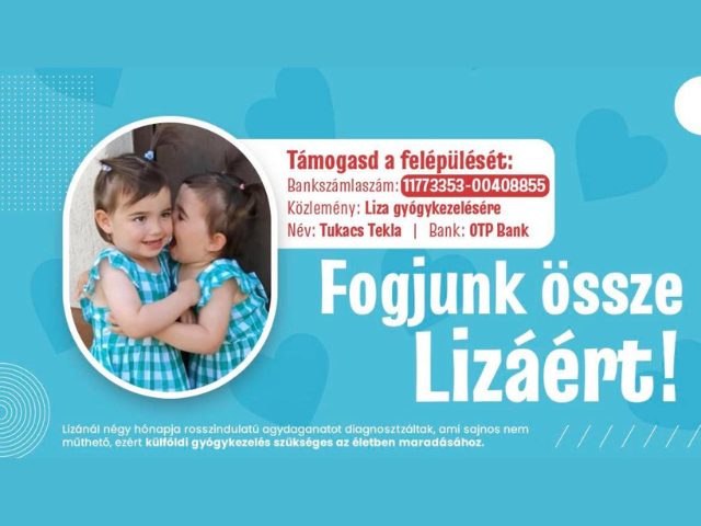 Jótékonysági rendezvény Lizáért