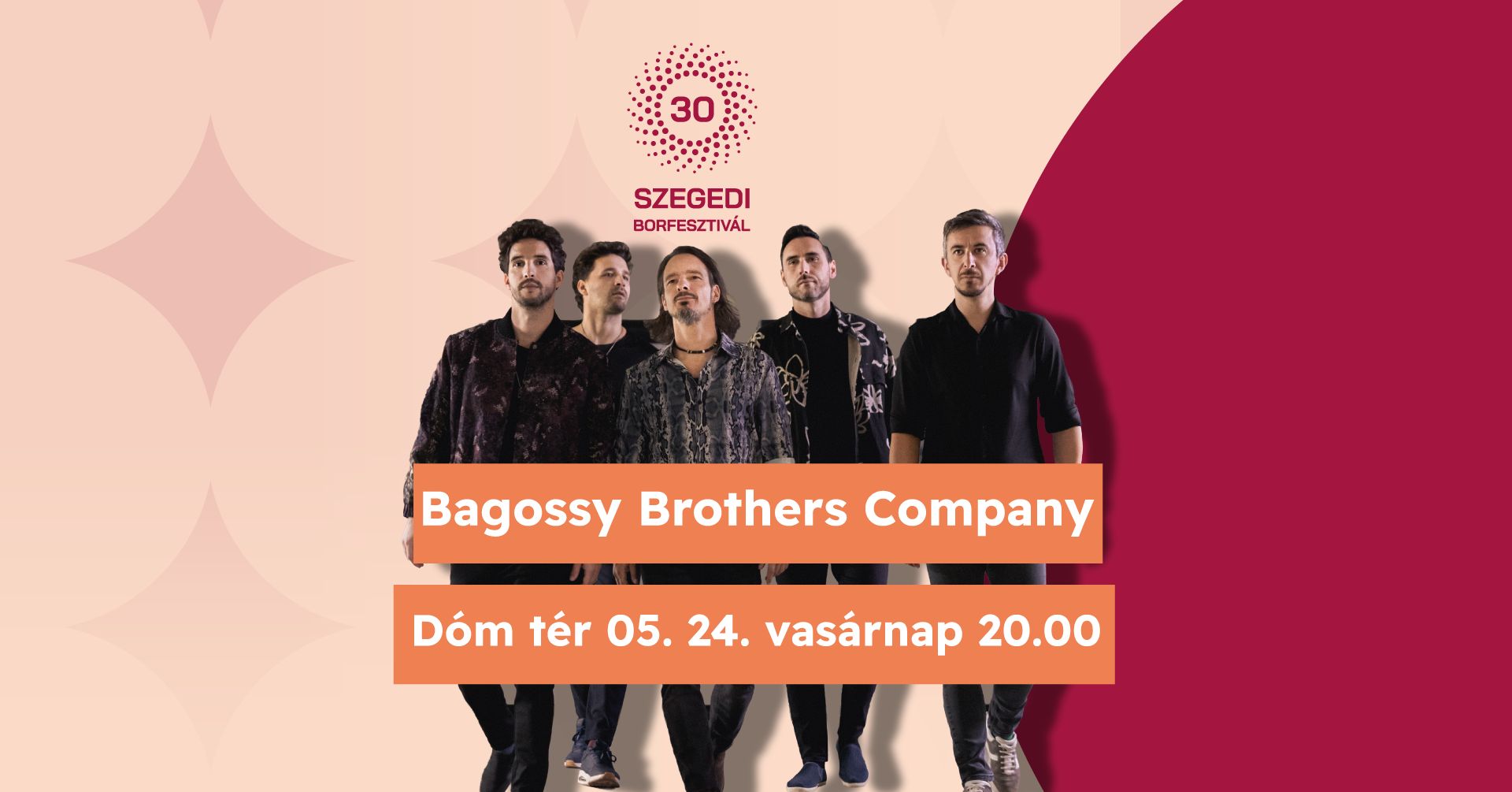 Bagossy Brothers Company koncert a Dóm téri kavalkádon