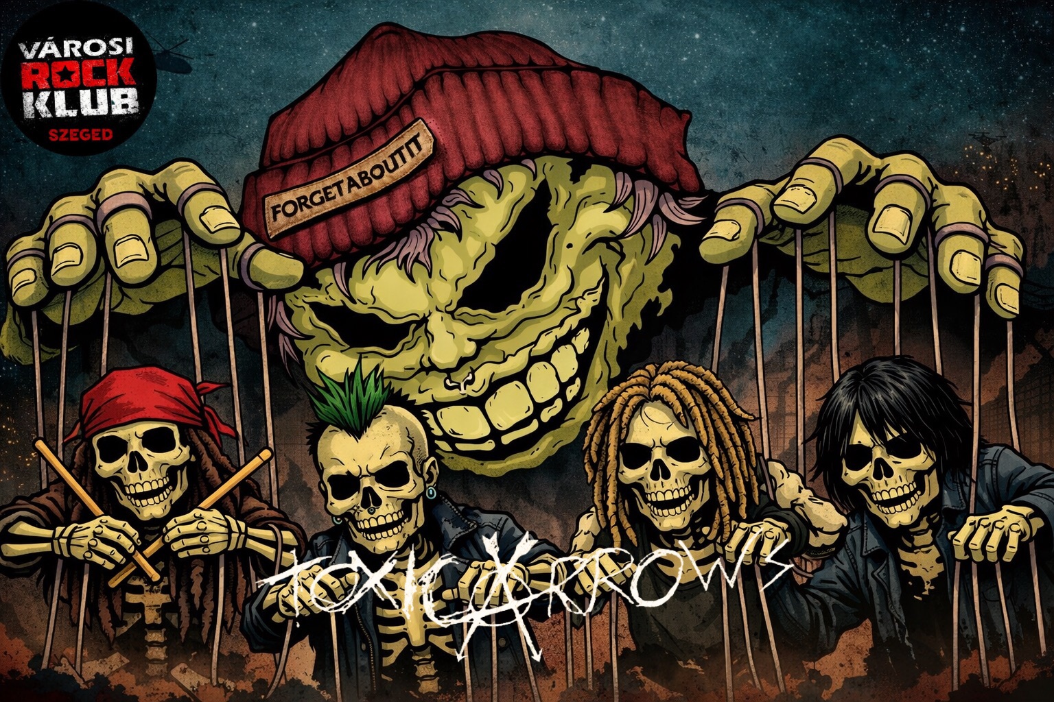 Nemzetközi punk est a Rock Klubban: Forgetaboutit és Toxic Arrows