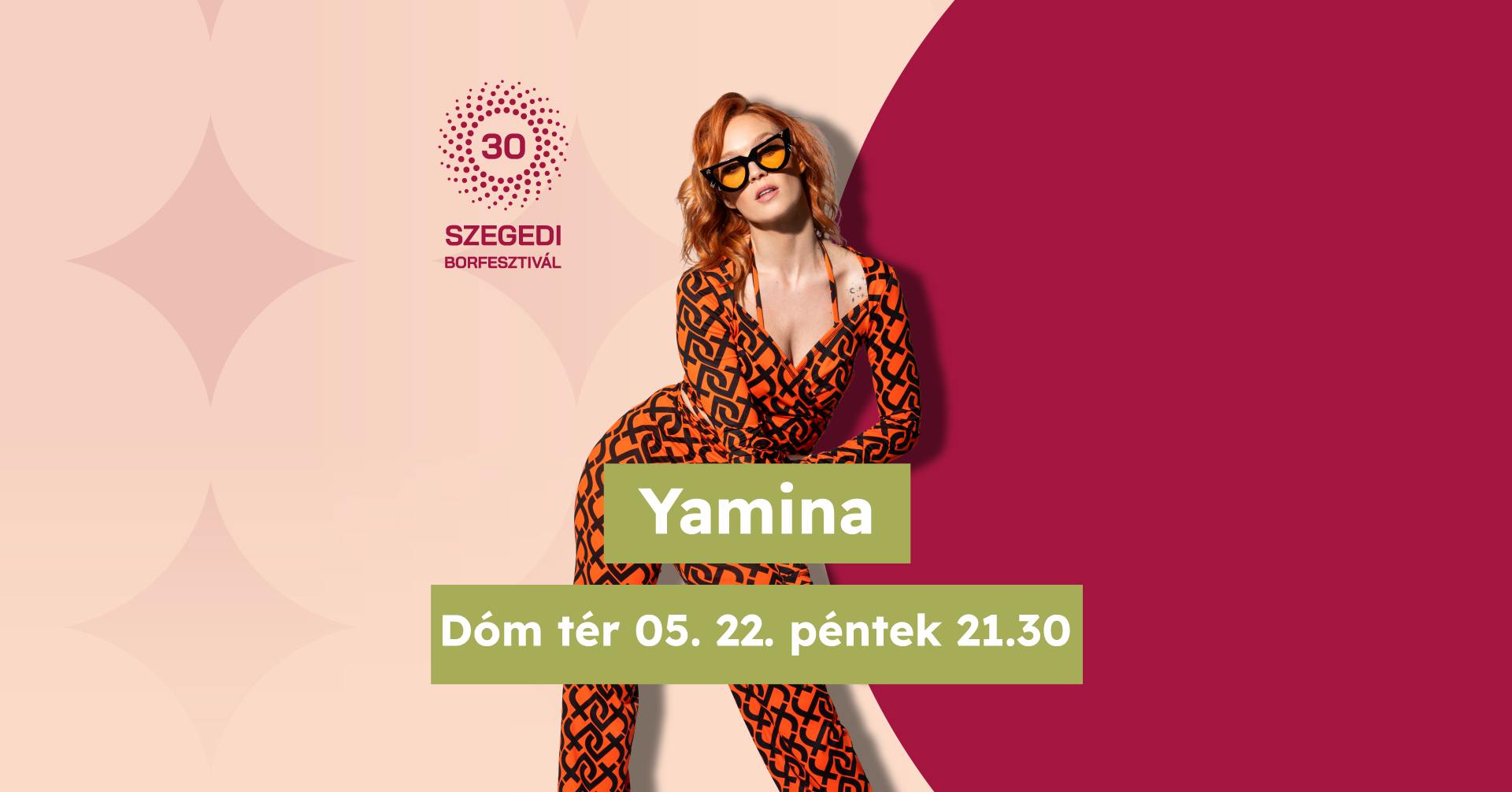 Yamina koncert a Dóm téri kavalkádon