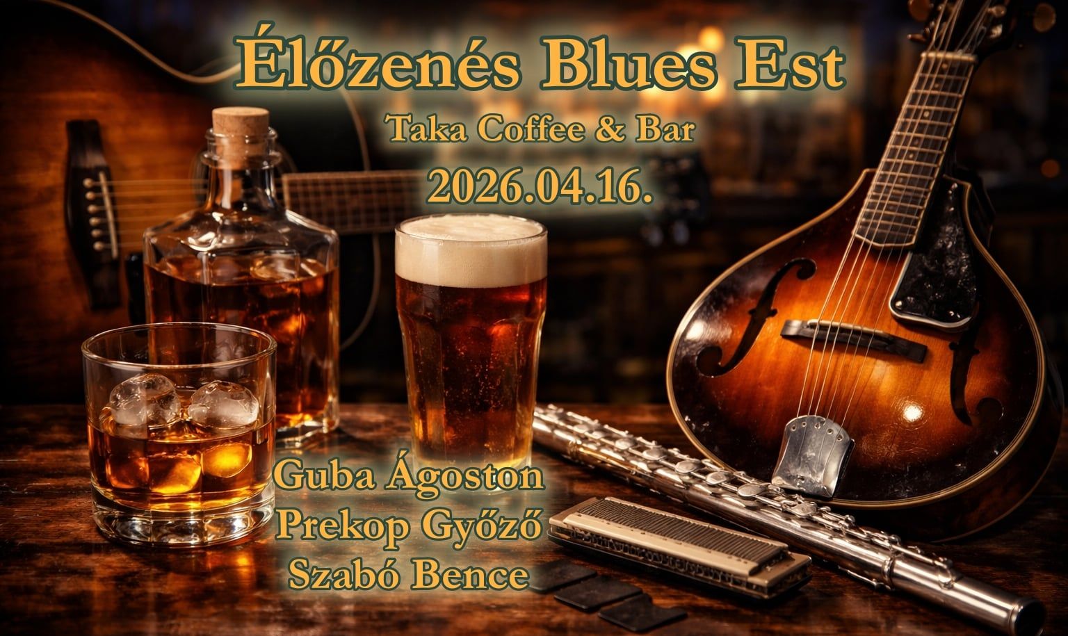 Élőzenés Blues est