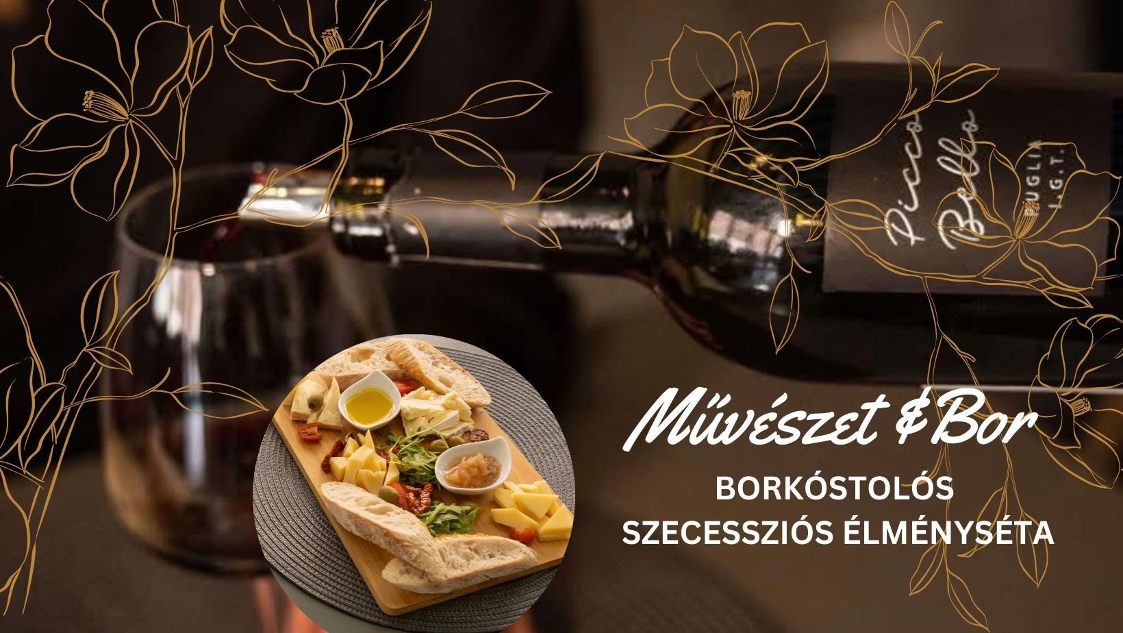 Művészet & Bor – Borkóstolós Szecessziós Élményséta