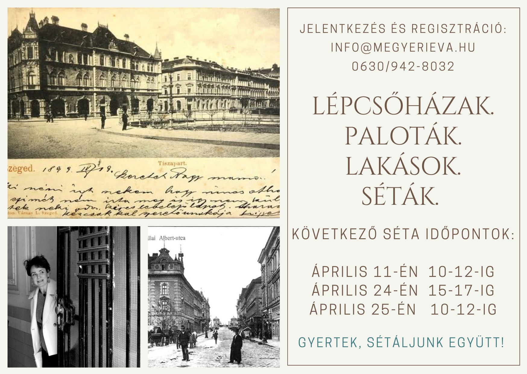 Lépcsőházak. Paloták. Lakások. Séták. – Megyeri Éva lakberendező sétája
