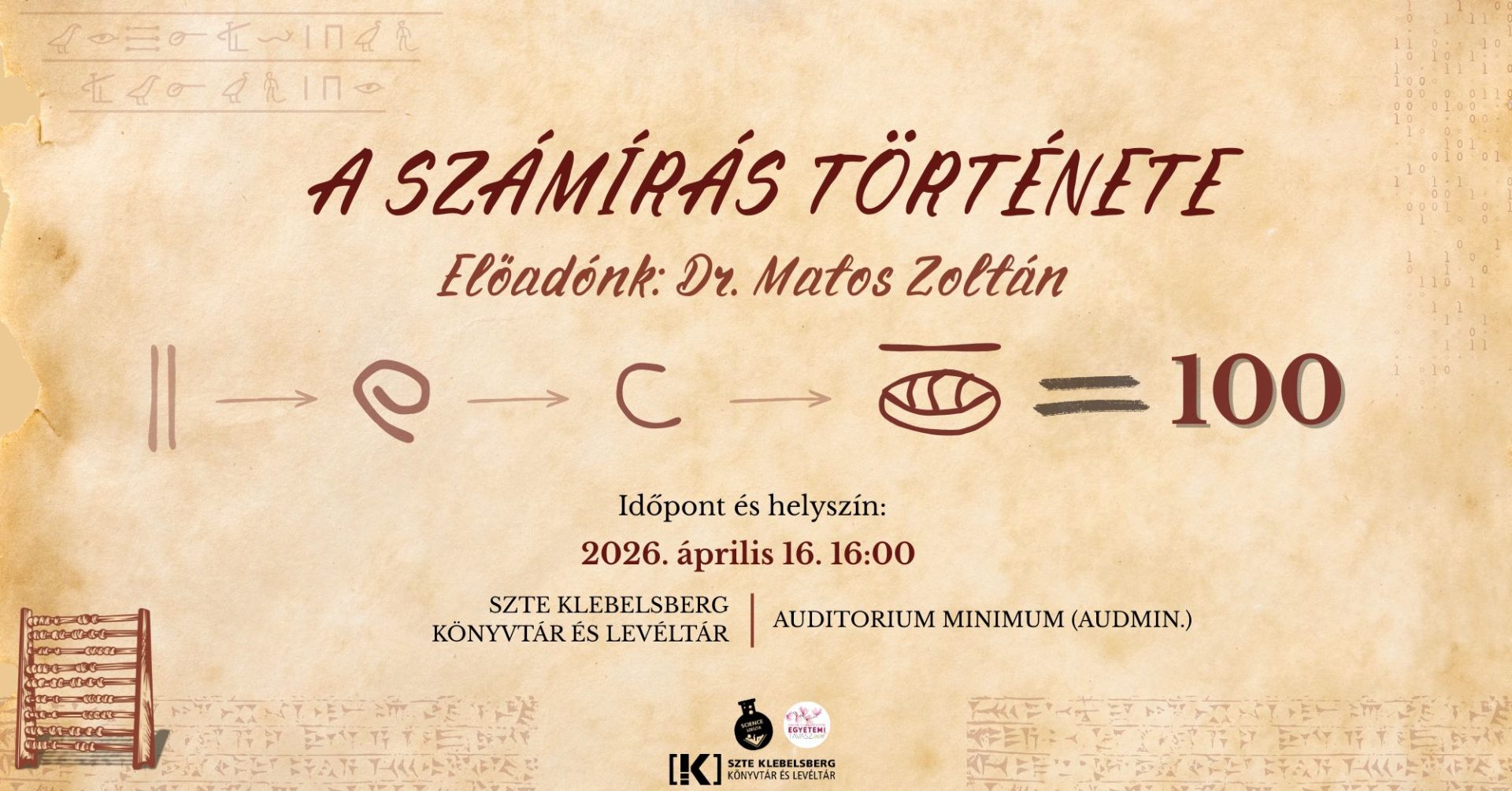 A SCI-eszta polc bemutatja: A számírás története