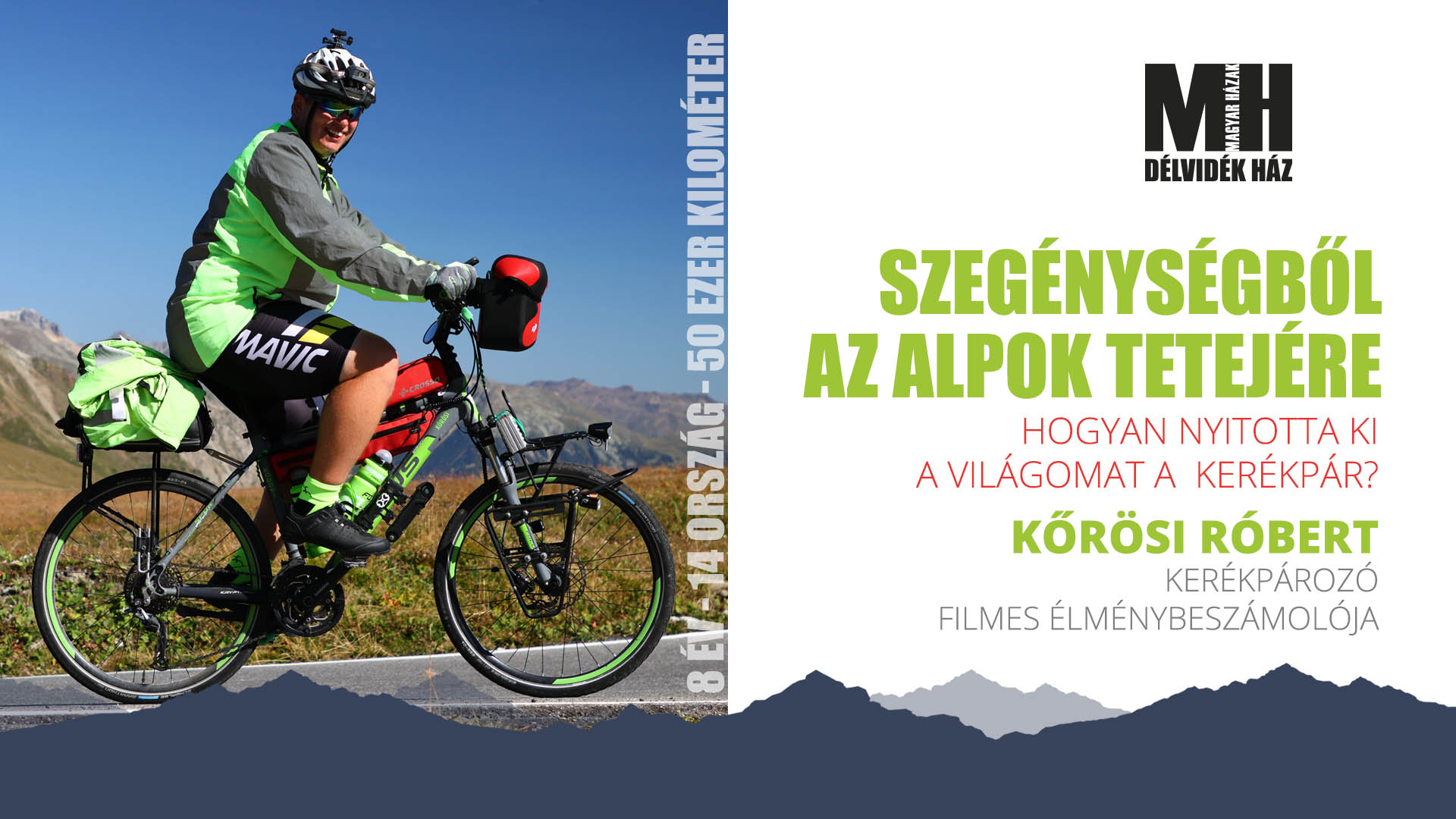 „Szegénységből az Alpok tetejére – Hogyan nyitotta ki a világomat a kerékpár?”