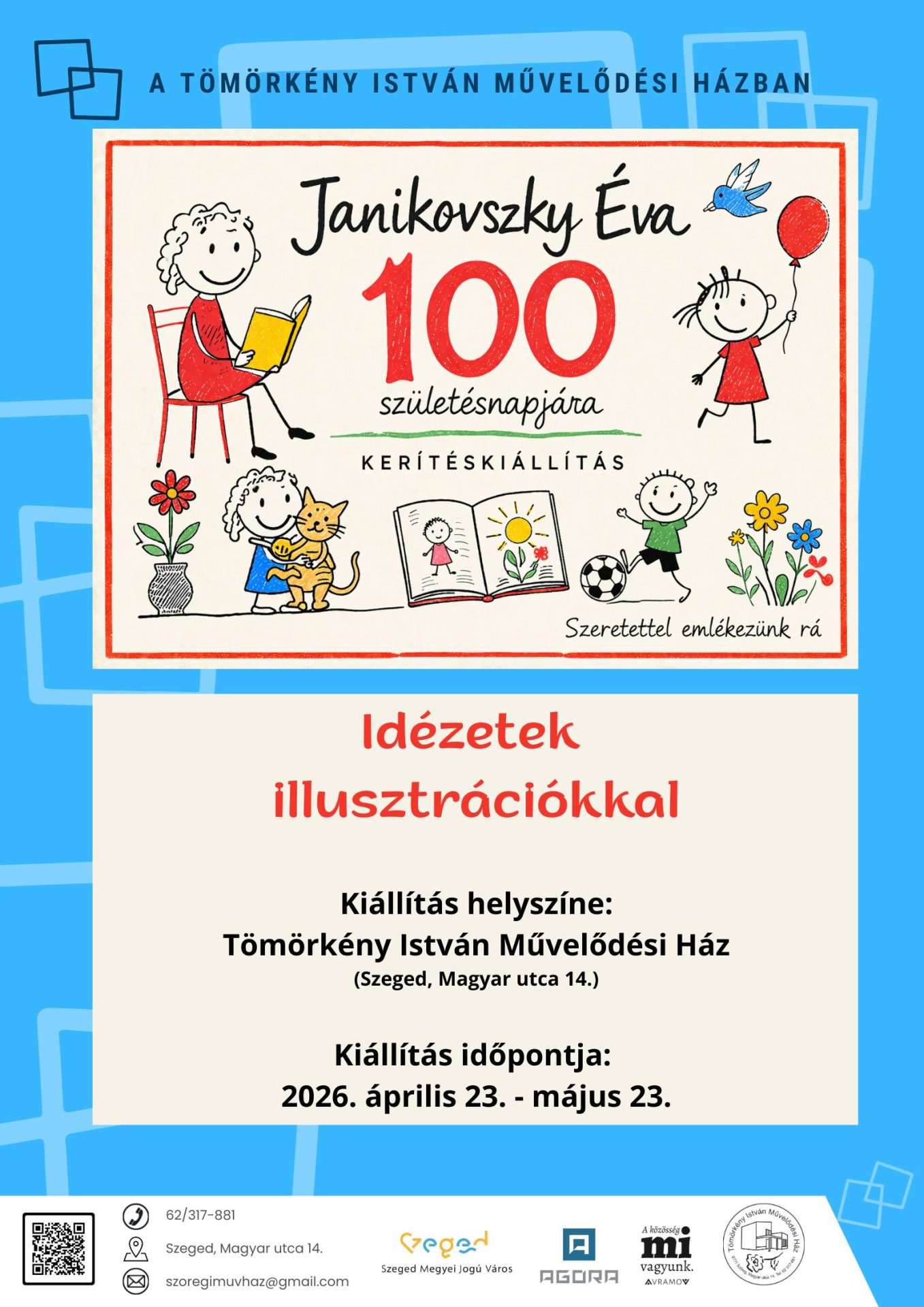 Janikovszky Éva 100 kiállítás