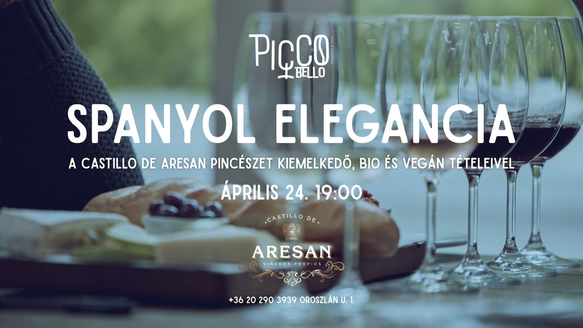 Spanyol borkóstoló a Picco Bello prosecco bárban