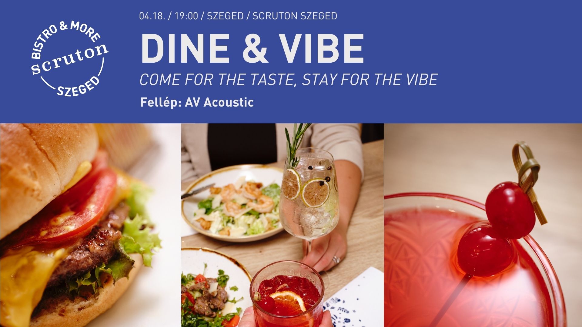 Dine & Vibe – Fellépő: AV Acoustic