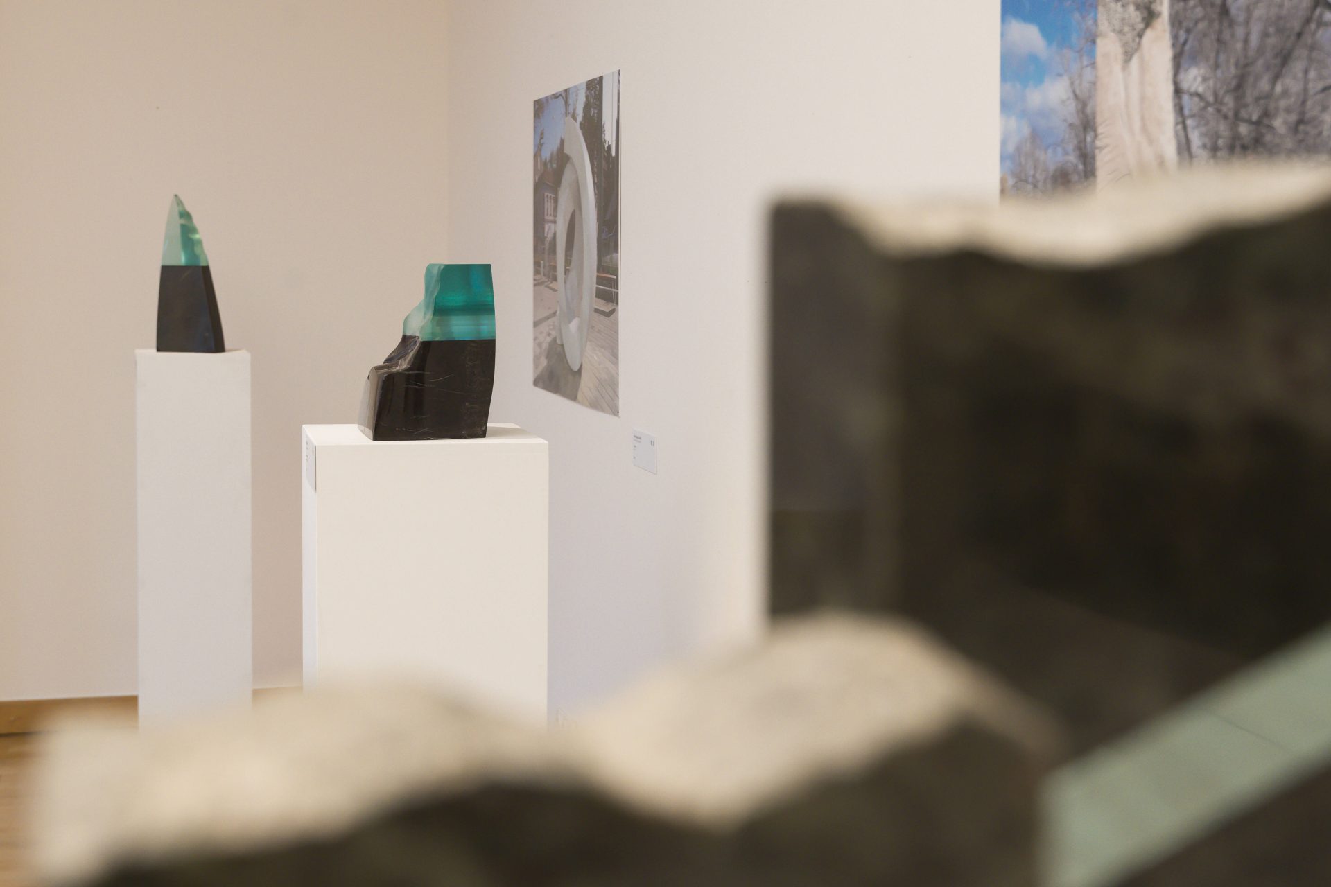 Popovics Lőrinc alkotói tárlatvezetése