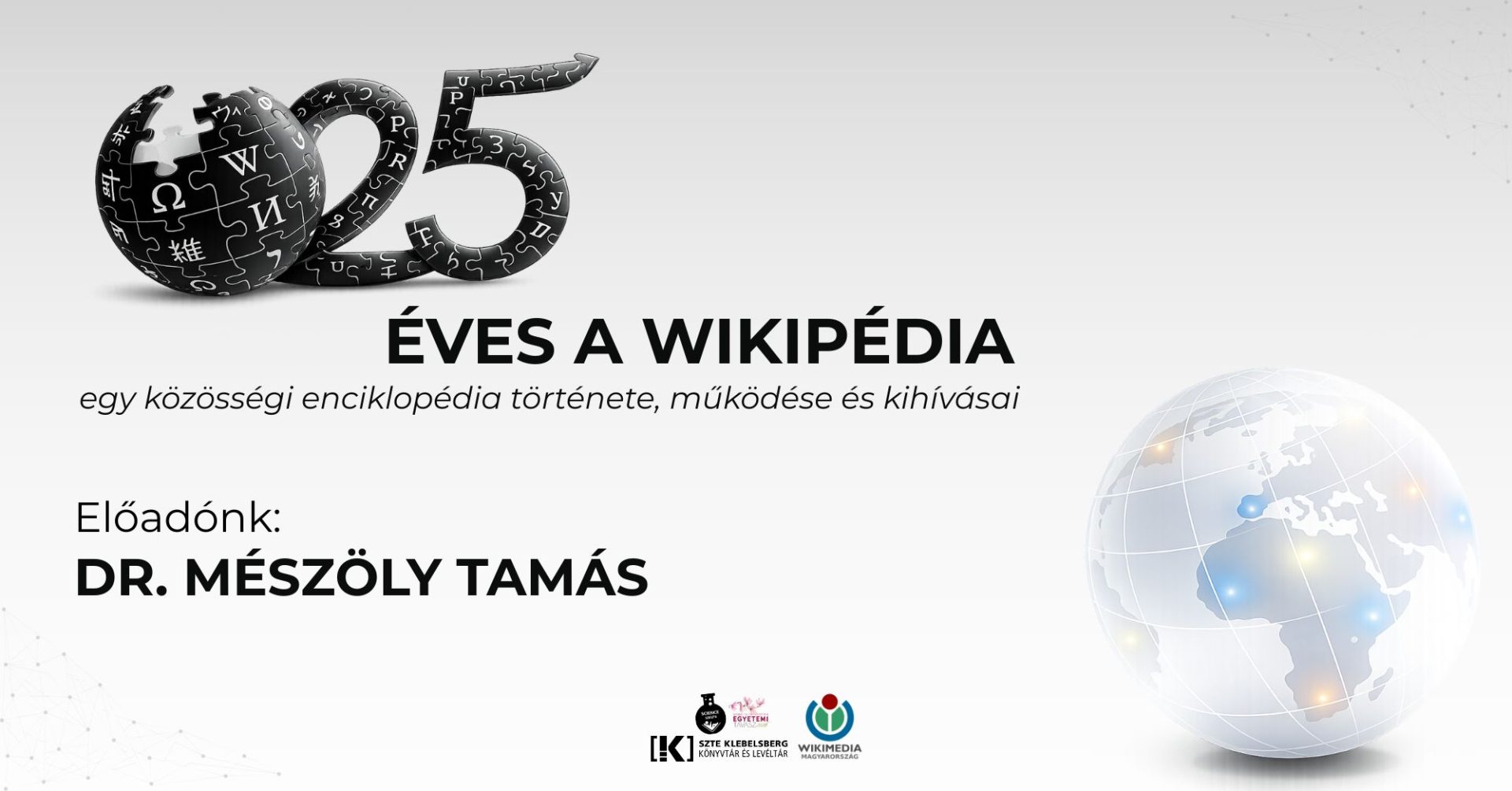 A SCI-eszta polc bemutatja: 25 éves a Wikipédia