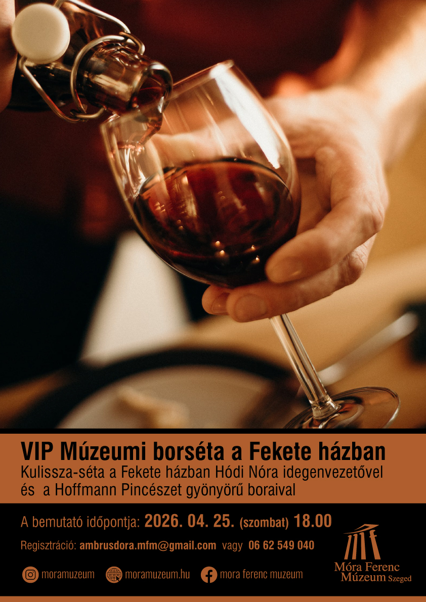 VIP Múzeumi borséta  a Fekete házban