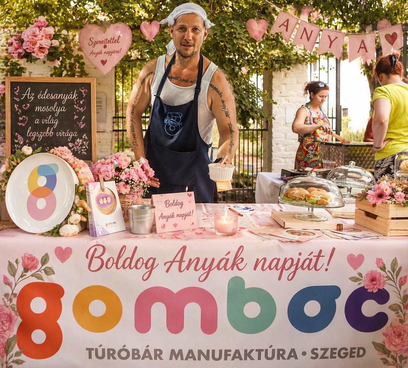 Szia – Gombóc: Anyák napi Pop up