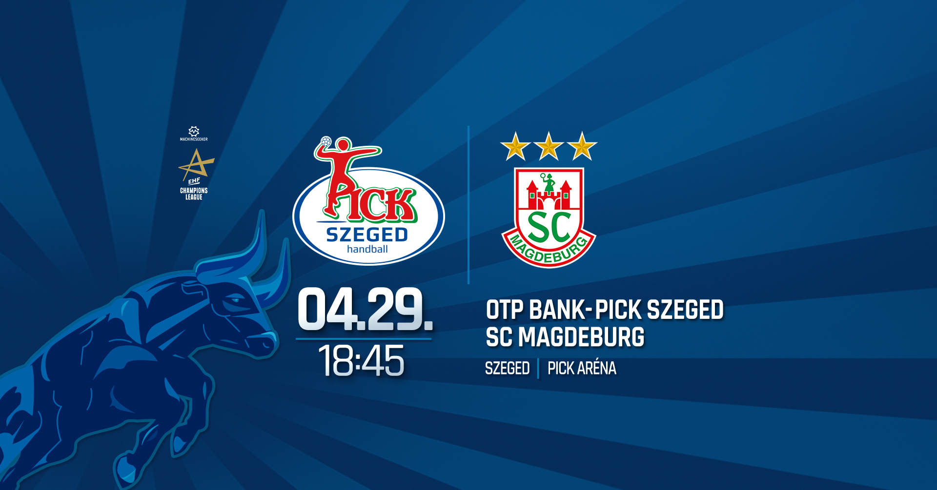 OTP Bank-Pick Szeged – SC Magdeburg EHF BL kézilabda mérkőzés