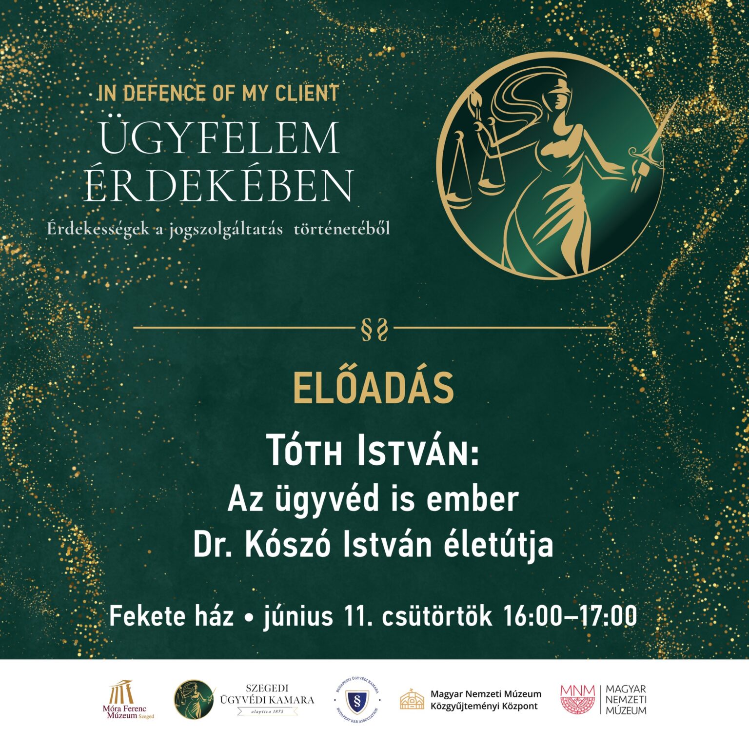 Tóth István: Az ügyvéd is ember – Dr. Kószó István életútja