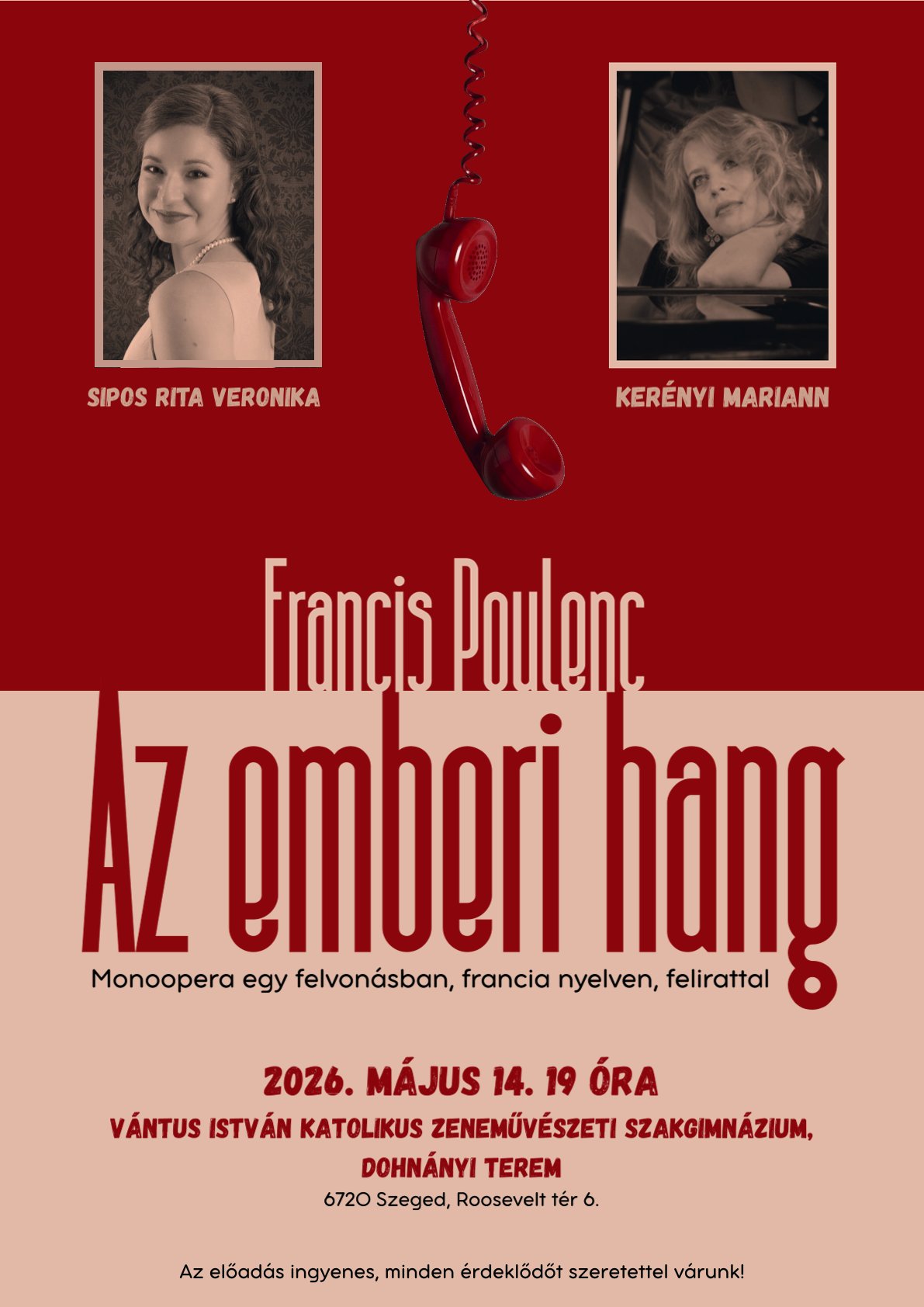 Francis Poulenc: Az emberi hang