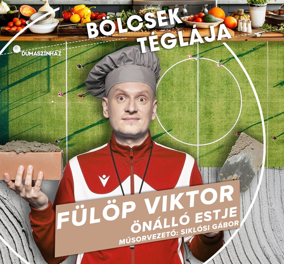 Bölcsek téglája – Fülöp Viktor önálló estje, műsorvezető: Siklósi Gábor
