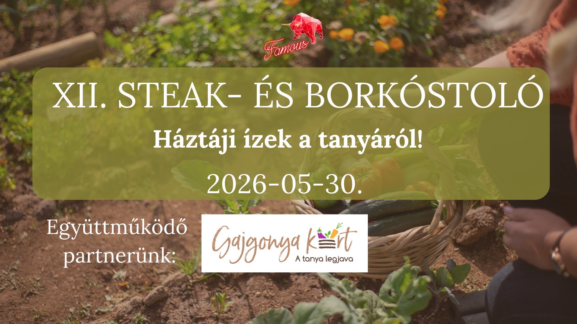 XII. Steak és borkóstoló a Famousben