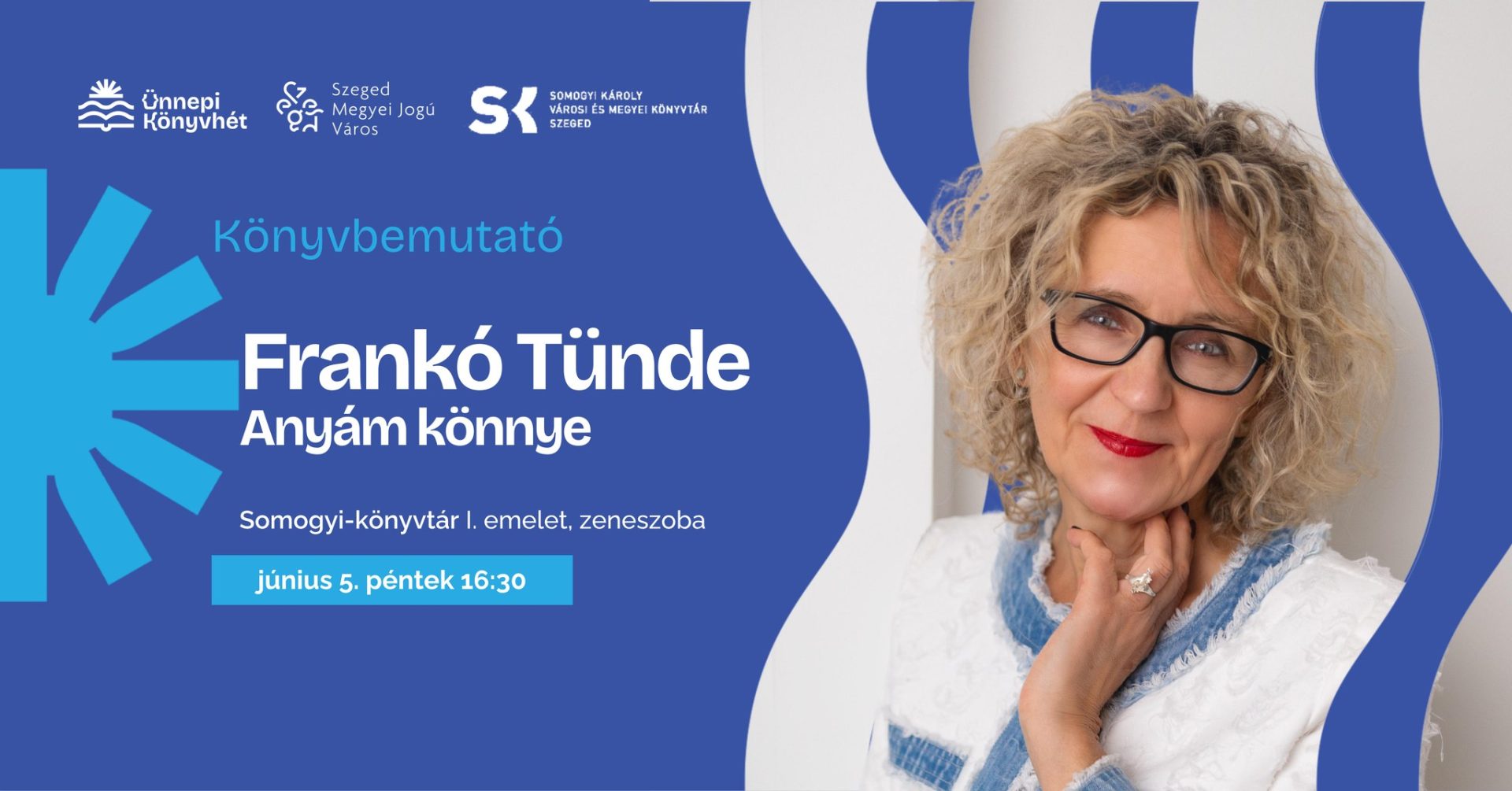 Frankó Tünde: Anyám könnye – Könyvheti bemutató