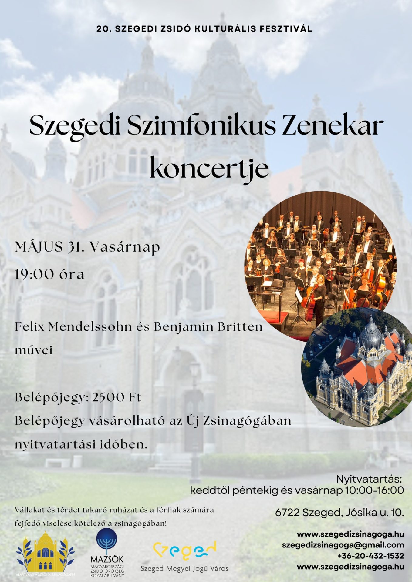 Szegedi Szimfonikus Zenekar koncertje