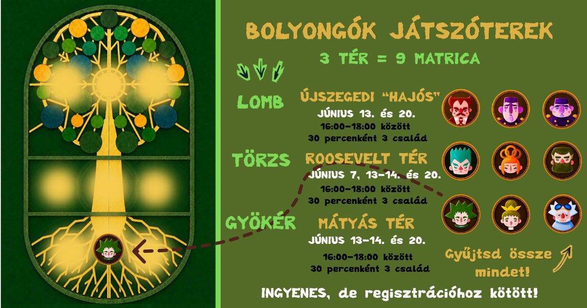 Bolyongók játszóterek