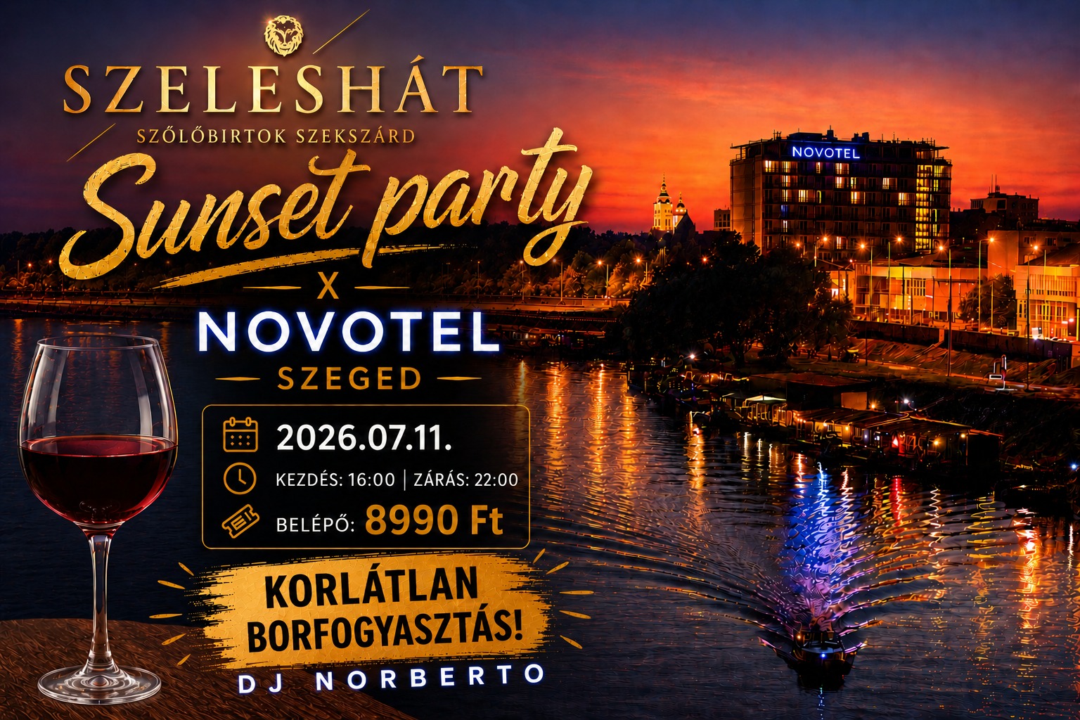 Szeleshát Sunset Szeged Novotel