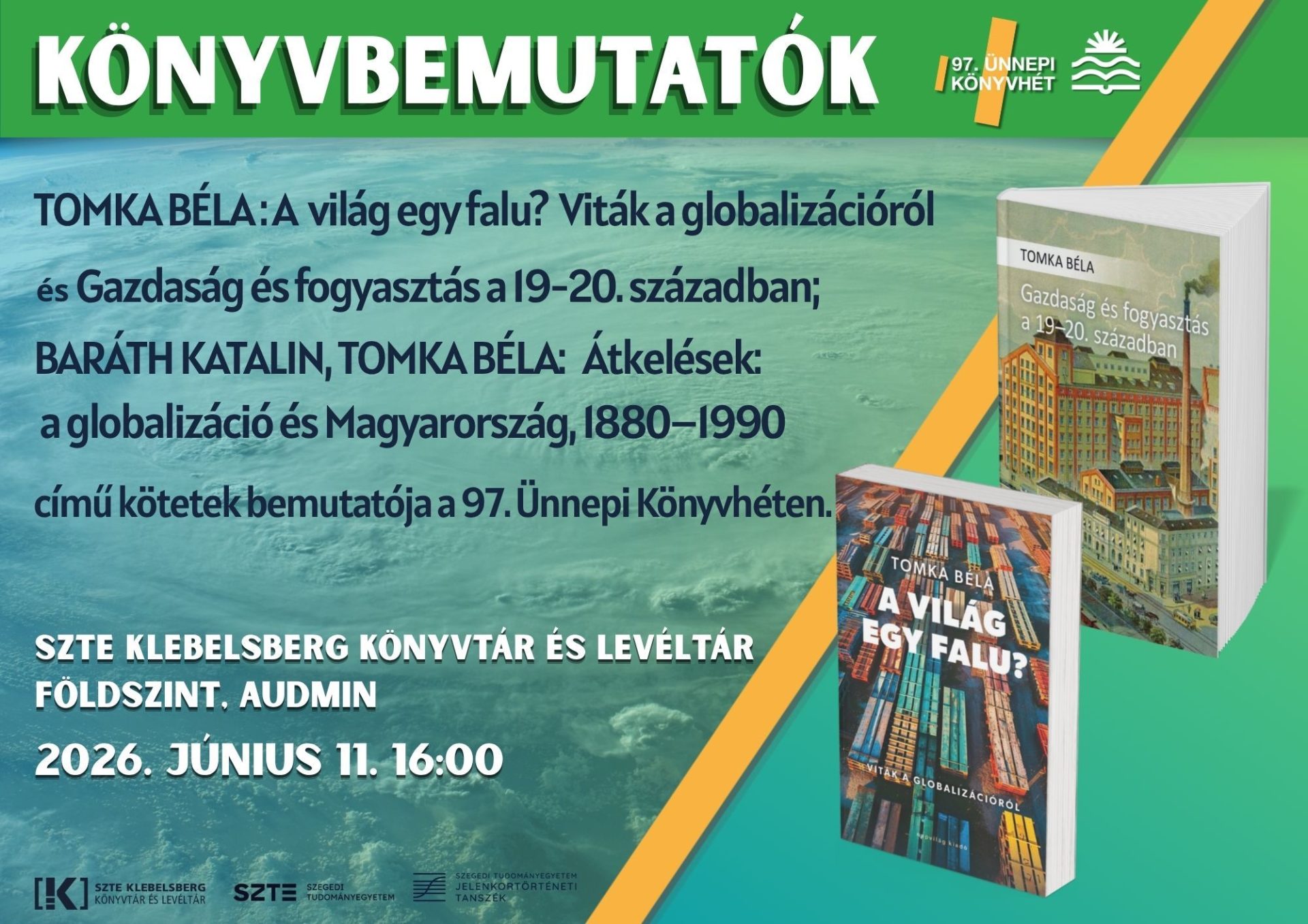 Kötetbemutatók a 97. Ünnepi Könyvhéten