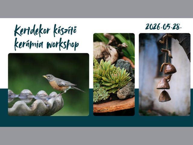 Kertdekor készítő kerámia workshop (május)