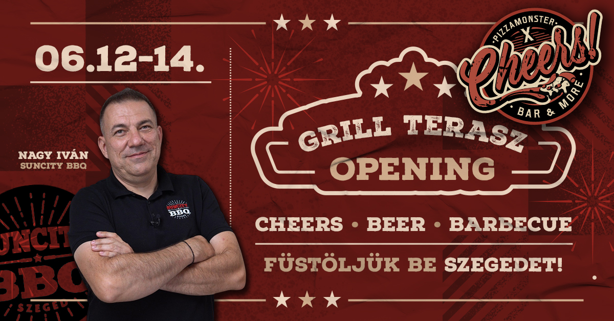 Grill Terasz Opening hétvége Nagy Ivánnal