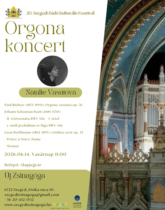 Orgonakoncert sorozat – Natalie Vasutova