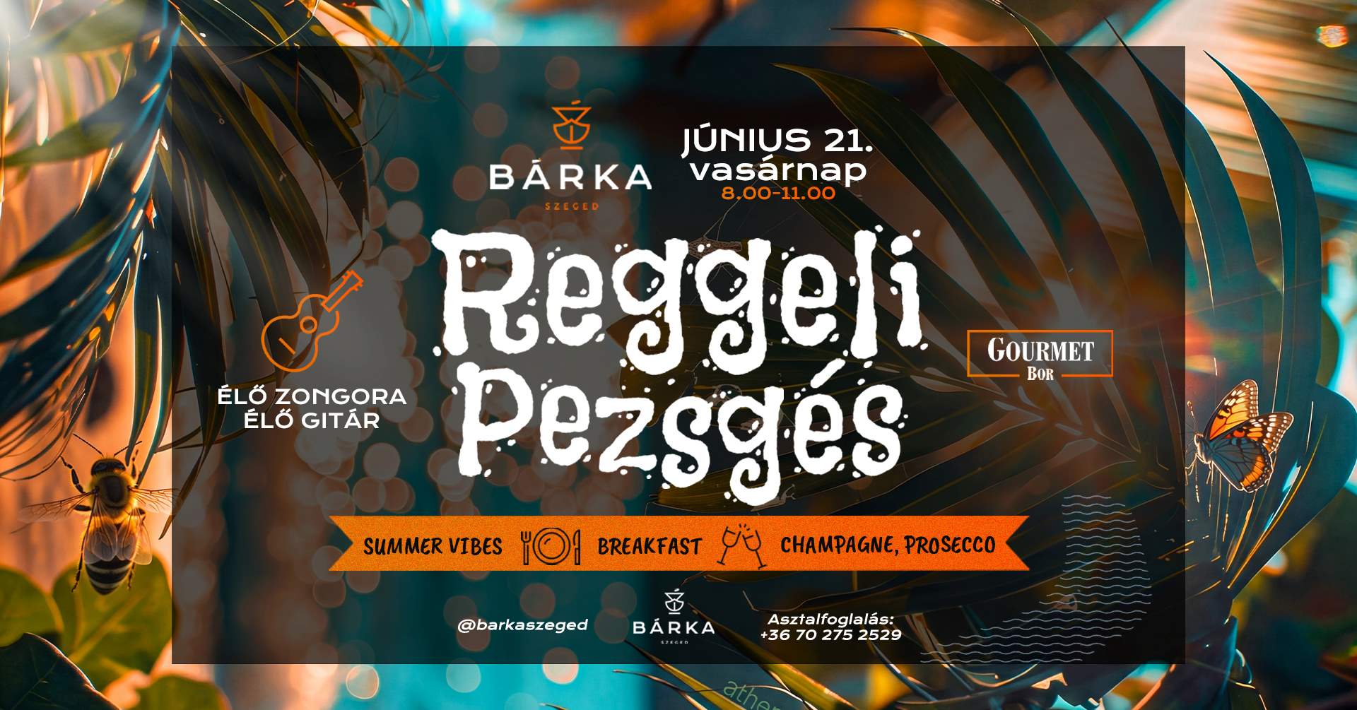 Reggeli Pezsgés a Bárkában!