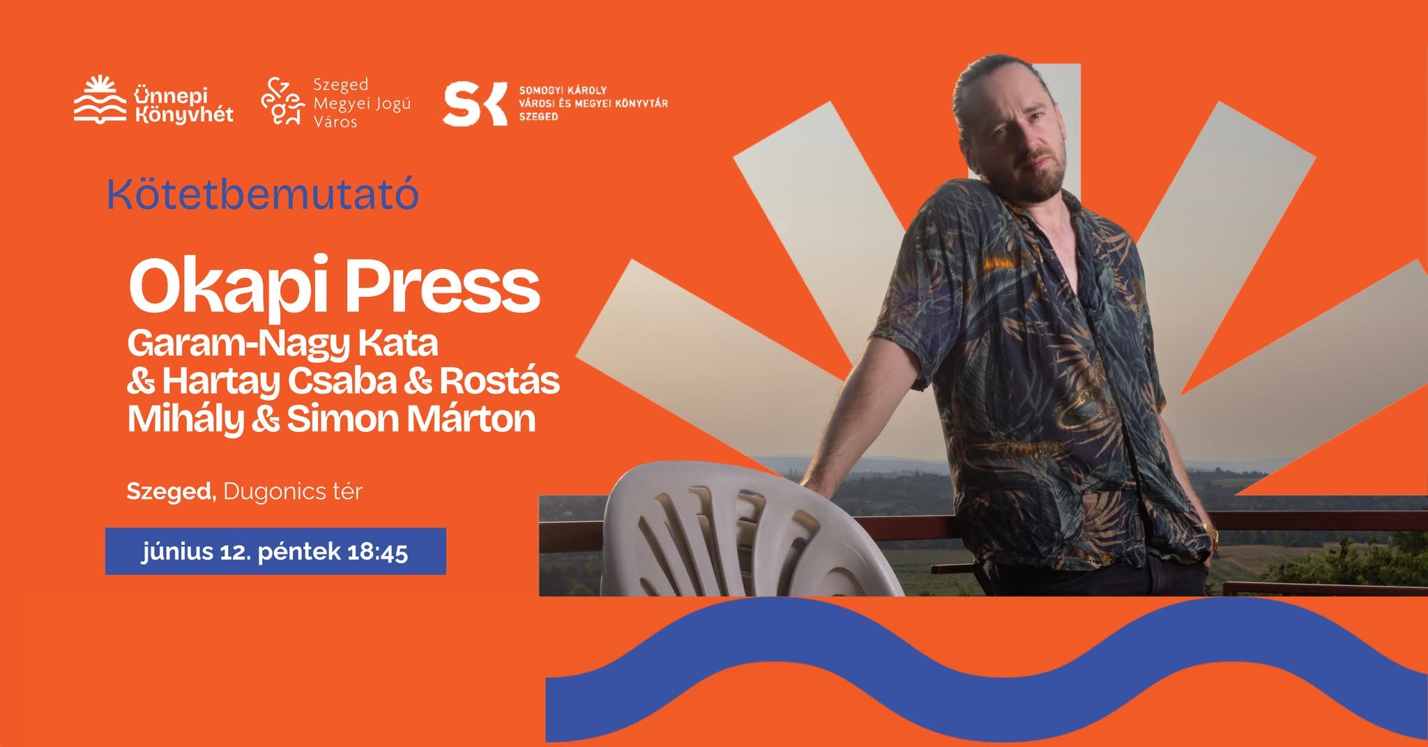 Bemutatkozik az Okapi Press – Garam-Nagy Kata & Hartay Csaba & Rostás Mihály & Simon Márton estje