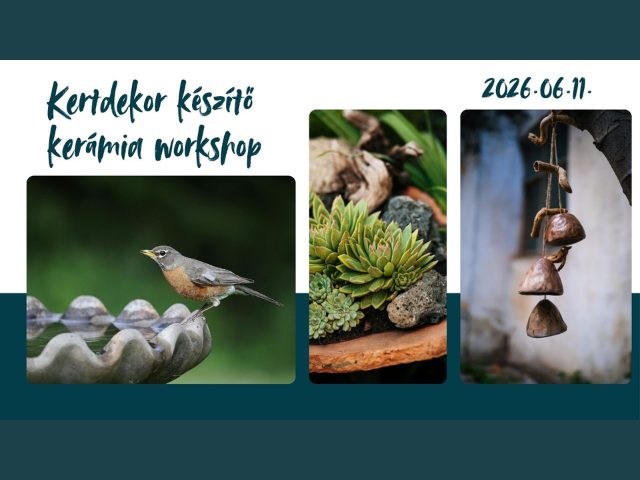 Kertdekor készítő kerámia workshop (június)