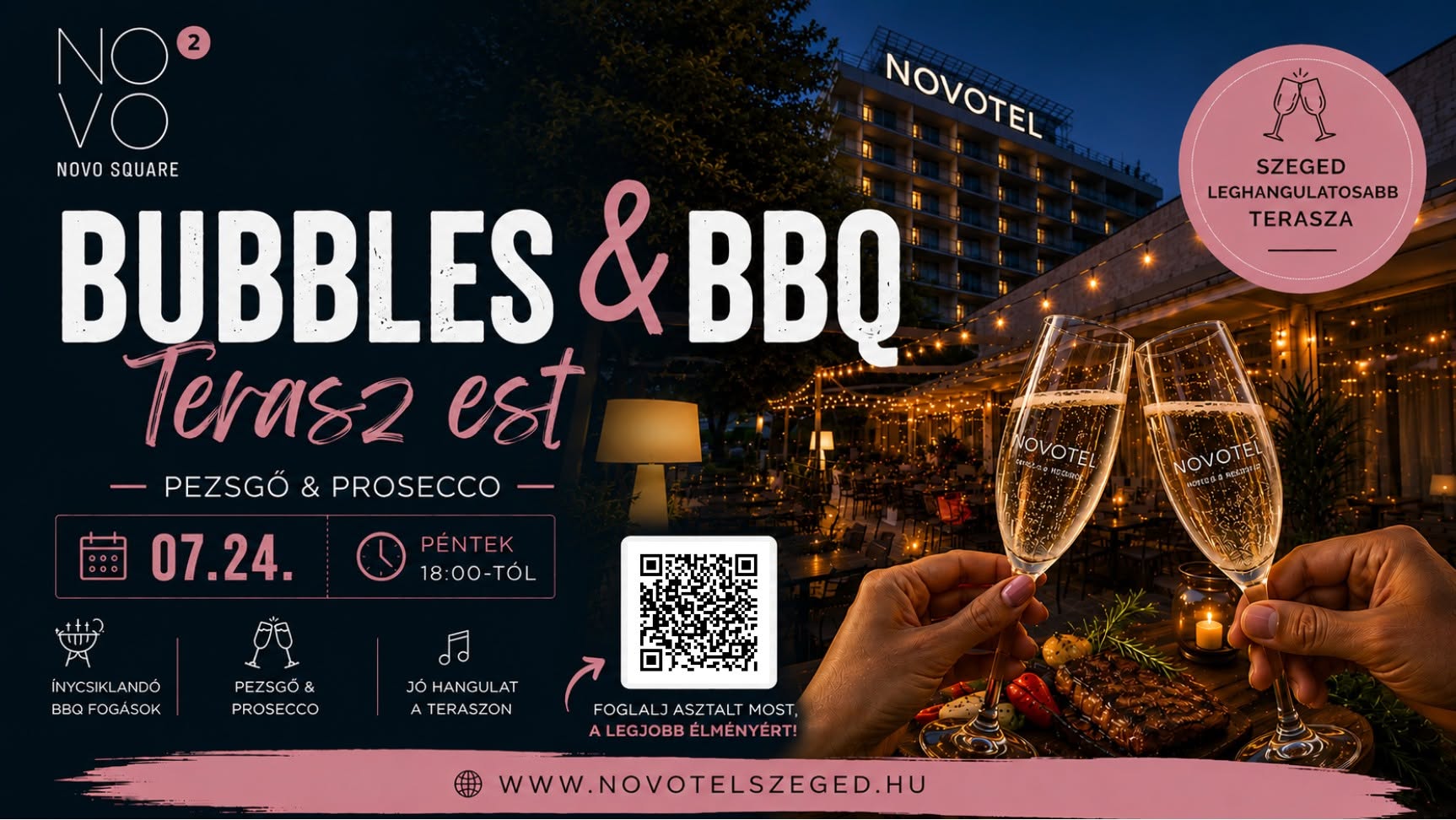 Bubbles & BBQ Terasz Est