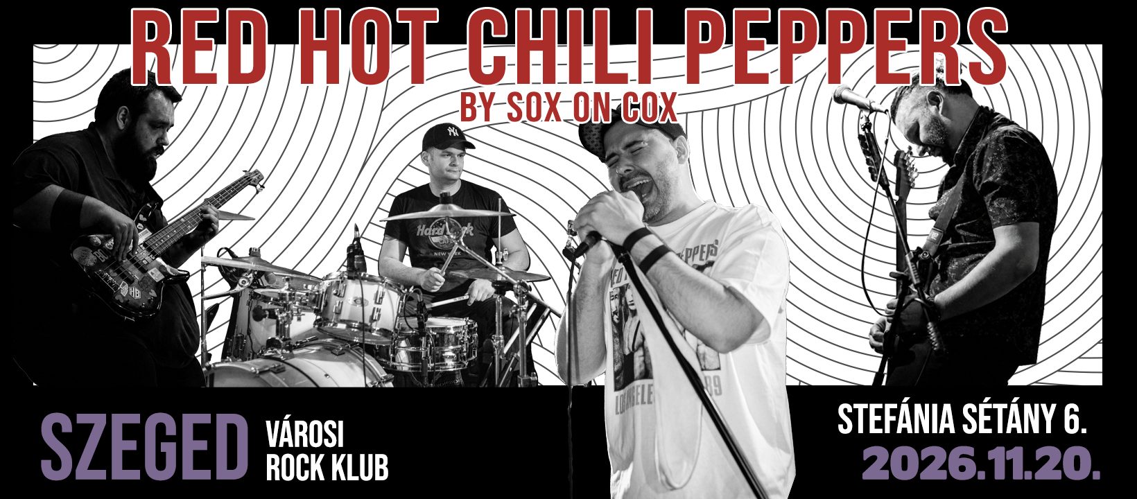 Sox on Cox RHCP Tribute Koncert
